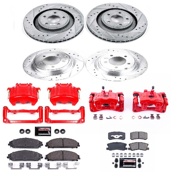 2008-2009 Dodge Caliber Disc Brake Kit - Front and Rear (Powerstop)