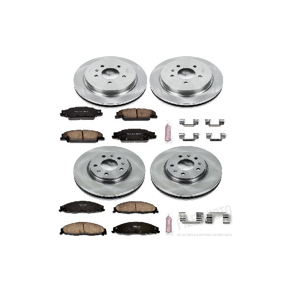 2005-2008 Cadillac STS Disc Brake Kit - Front and Rear (Powerstop)