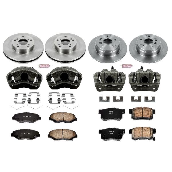 2003-2011 Honda Element Disc Brake Kit - Front and Rear (Powerstop)