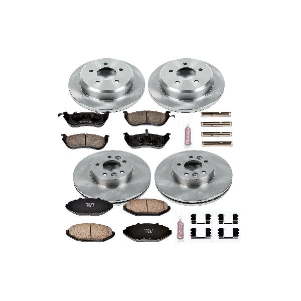 1998-2002 Lincoln Town Car Disc Brake Kit - Front and Rear (Powerstop)