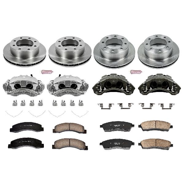 2000 Ford Excursion Disc Brake Kit - Front and Rear (Powerstop)