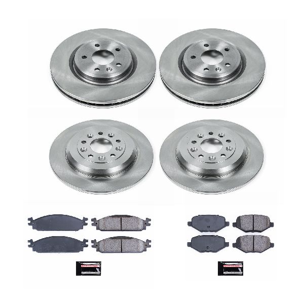 2010 Lincoln MKT Disc Brake Kit - Front and Rear (Powerstop)