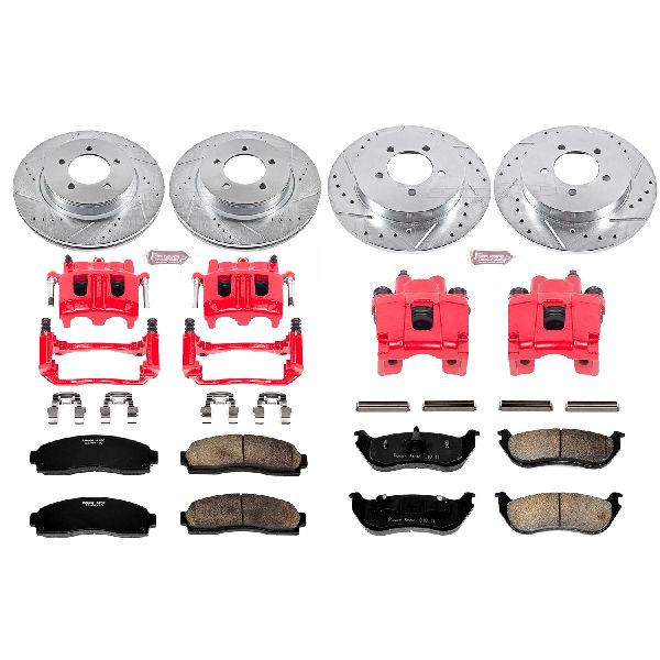 2002-2005 Mercury Mountaineer Disc Brake Kit - Front and Rear (Powerstop)