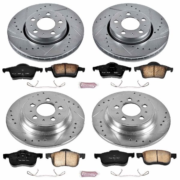 1999-2006 Volvo S80 Disc Brake Kit - Front and Rear (Powerstop)