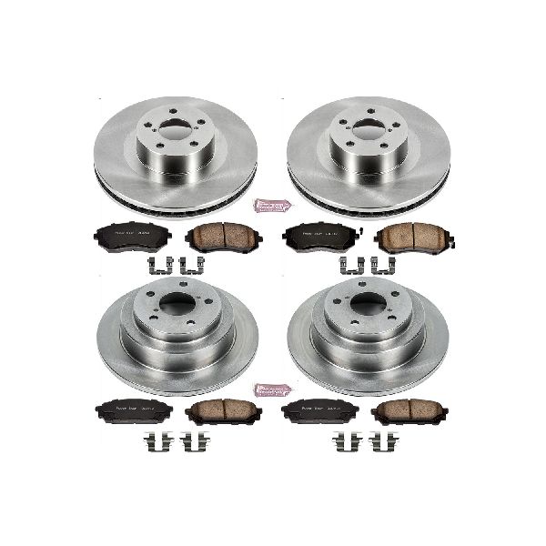 2004-2008 Subaru Forester Disc Brake Kit - Front and Rear (Powerstop)