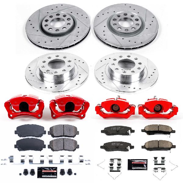 2013-2016 Dodge Dart Disc Brake Kit - Front and Rear (Powerstop)
