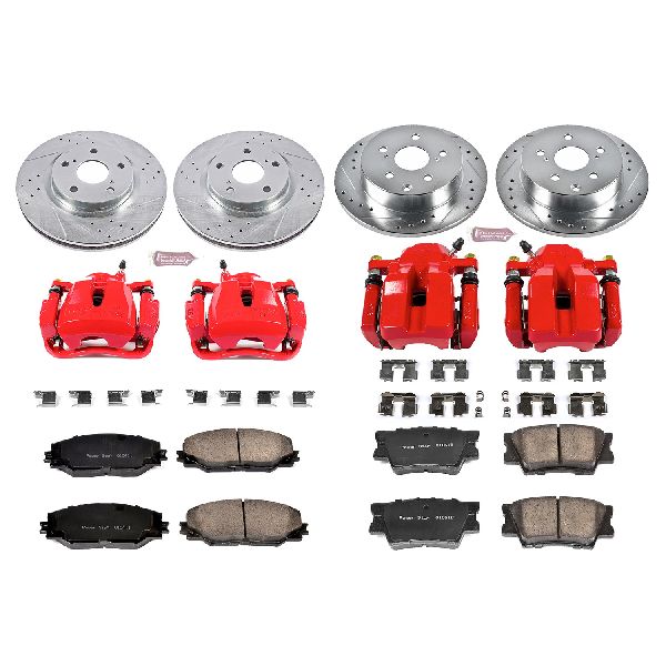 2006-2012 Toyota RAV4 Disc Brake Kit - Front and Rear (Powerstop)
