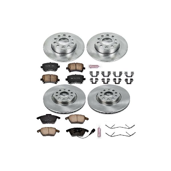 2008 Audi A3 Disc Brake Kit - Front and Rear (Powerstop)