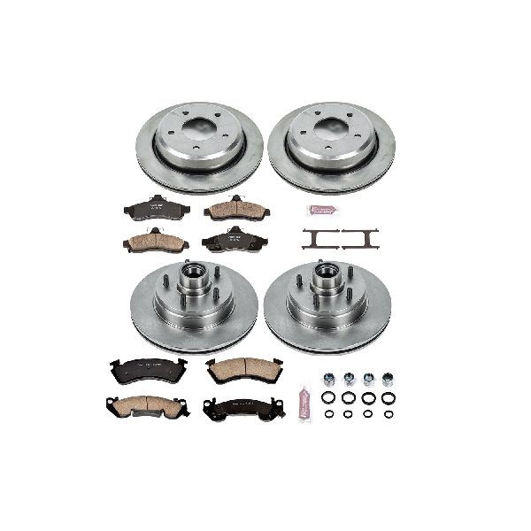 1994-1996 Chevrolet Impala Disc Brake Kit - Front and Rear (Powerstop)