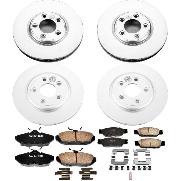 2000-2002 Jaguar S-Type Disc Brake Kit - Front and Rear (Powerstop)