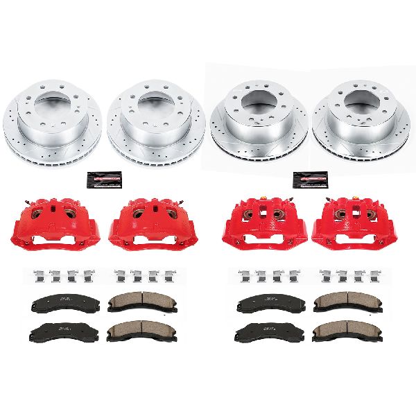 2011 GMC Sierra 2500 HD Disc Brake Kit - Front and Rear (Powerstop)