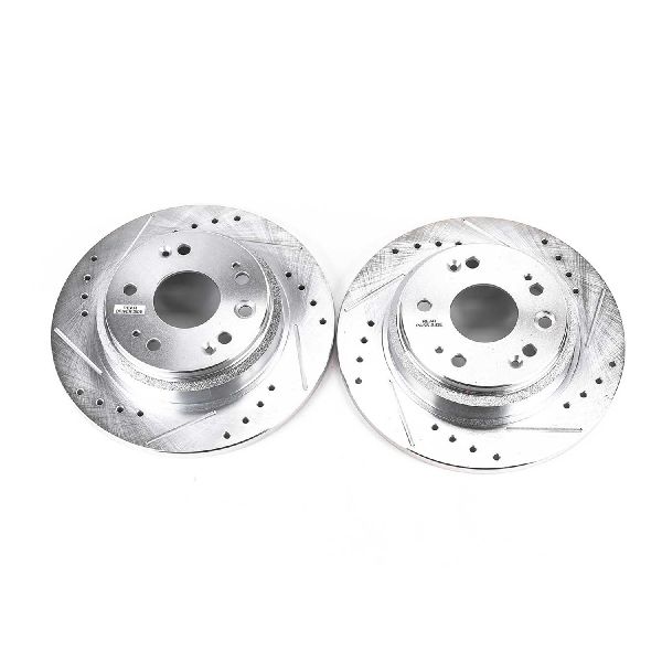 2002-2004 Acura RL Disc Brake Rotor Set - Rear (Powerstop)