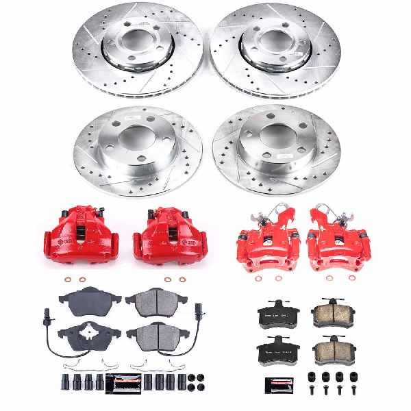 1999-2001 Audi A4 Quattro Disc Brake Kit - Front and Rear (Powerstop)