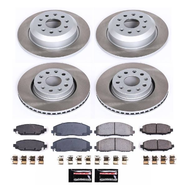 2018-2022 Jeep Wrangler Disc Brake Kit - Front and Rear (Powerstop)