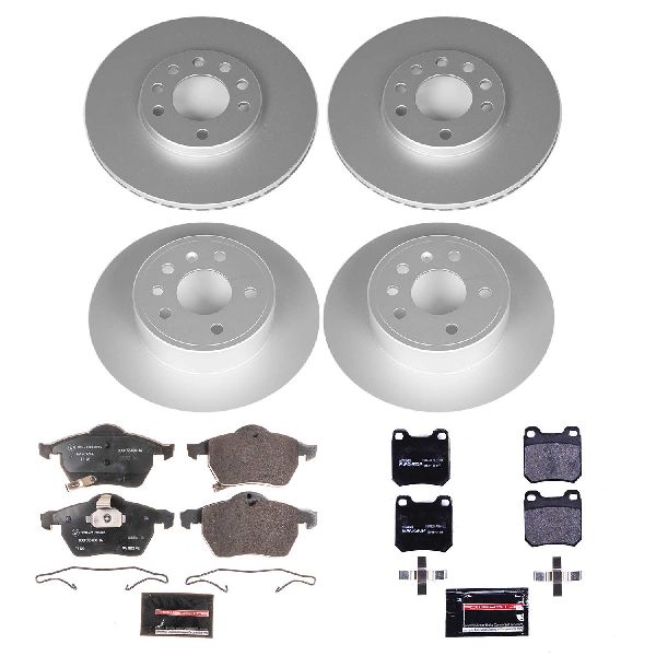 1999-2003 Saab 9-3 Disc Brake Kit - Front and Rear (Powerstop)