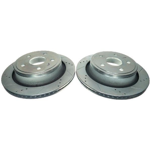 2004-2009 Dodge Durango Disc Brake Rotor Set - Rear (Powerstop)