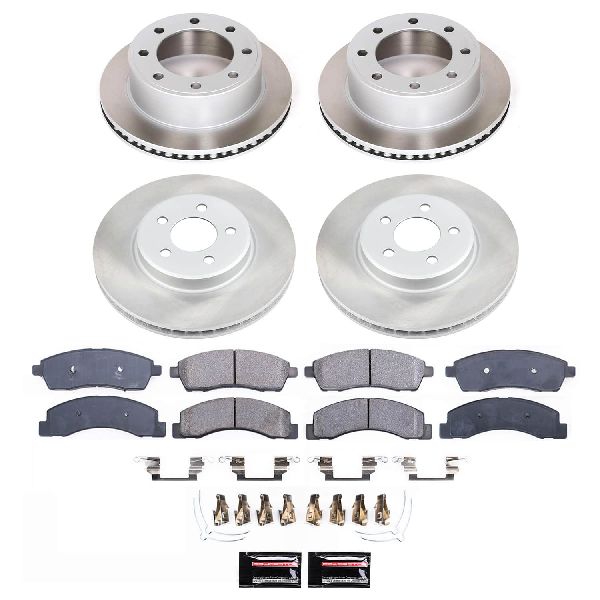 2000-2005 Ford Excursion Disc Brake Kit - Front and Rear (Powerstop)