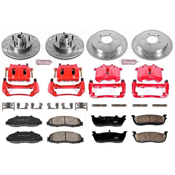 1999-2000 Ford F-150 Disc Brake Kit - Front and Rear (Powerstop)