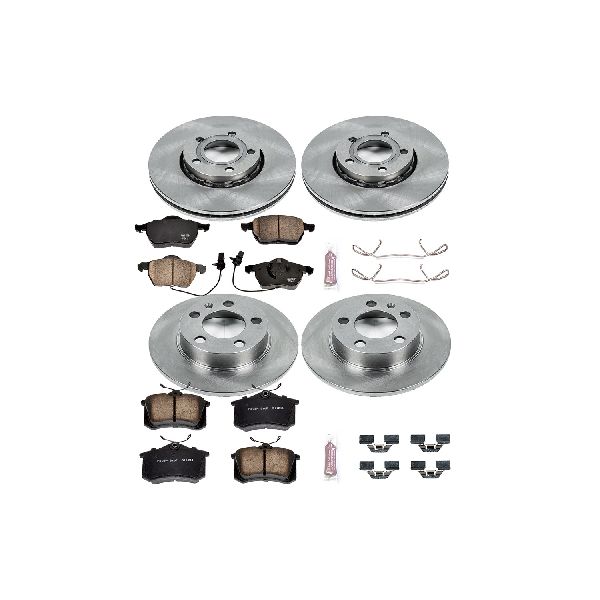 1998-2001 Audi A6 Quattro Disc Brake Kit - Front and Rear (Powerstop)