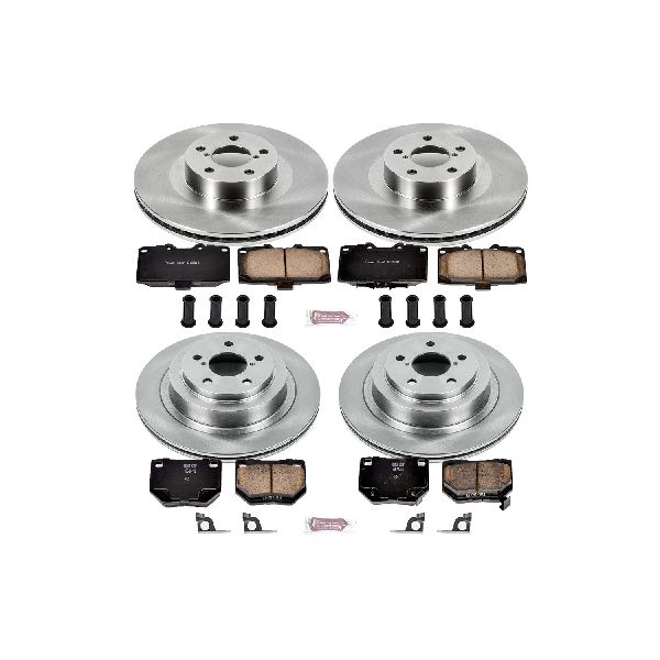 2006-2007 Subaru Impreza Disc Brake Kit - Front and Rear (Powerstop)