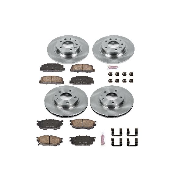 2003 Mazda Protege Disc Brake Kit - Front and Rear (Powerstop)