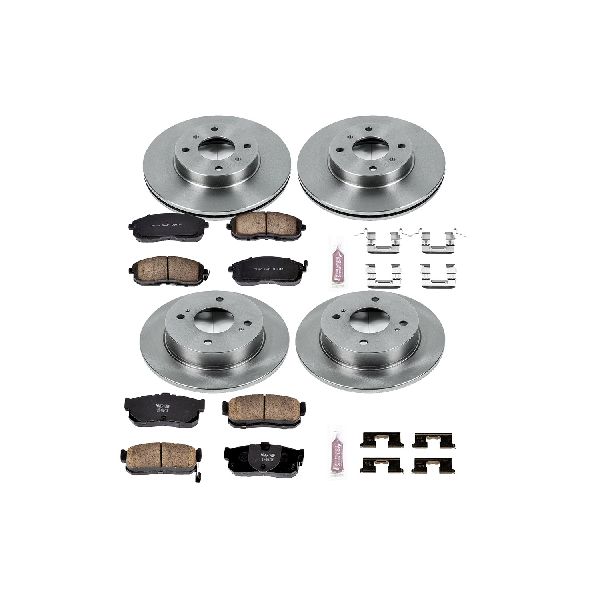 1999-2001 INFINITI G20 Disc Brake Kit - Front and Rear (Powerstop)
