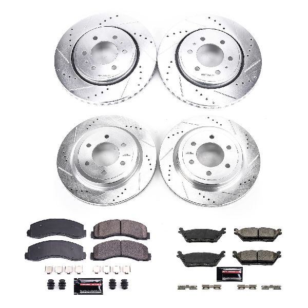 2018-2021 Lincoln Navigator Disc Brake Kit - Front and Rear (Powerstop)