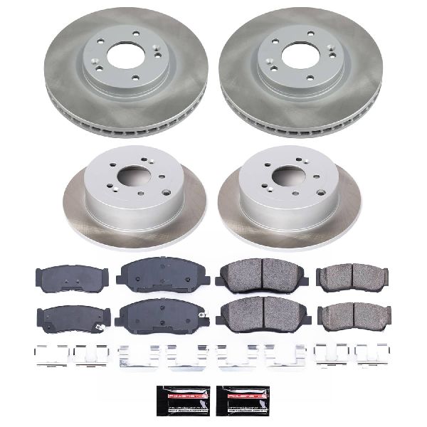 2007-2009 Hyundai Santa Fe Disc Brake Kit - Front and Rear (Powerstop)