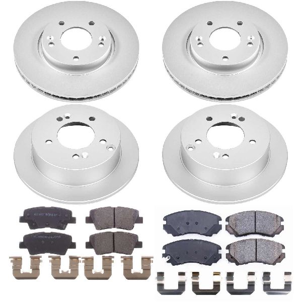 2009-2010 Hyundai Sonata Disc Brake Kit - Front and Rear (Powerstop)