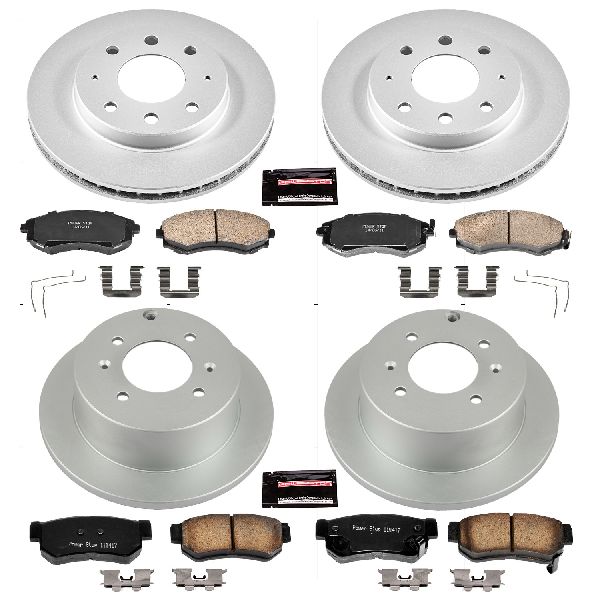 1999-2001 Hyundai Sonata Disc Brake Kit - Front and Rear (Powerstop)