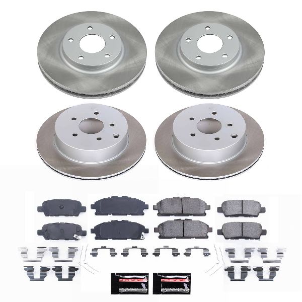 2011-2017 Nissan Quest Disc Brake Kit - Front and Rear (Powerstop)