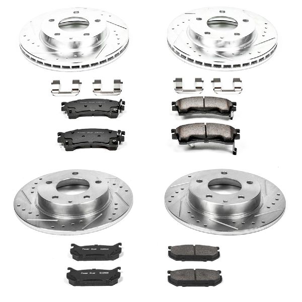 1993-1997 Ford Probe Disc Brake Kit - Front and Rear (Powerstop)