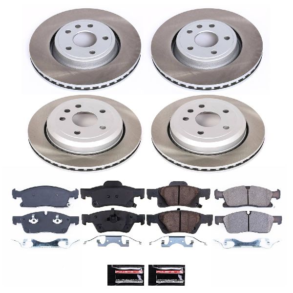 2011-2020 Dodge Durango Disc Brake Kit - Front and Rear (Powerstop)