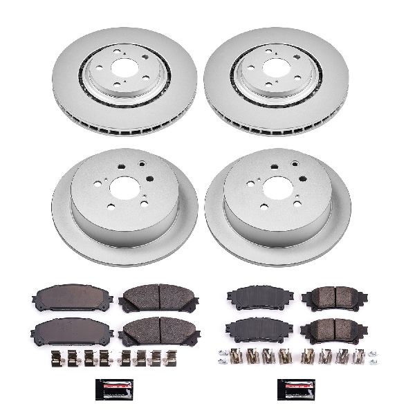 2010-2015 Lexus RX450h Disc Brake Kit - Front and Rear (Powerstop)