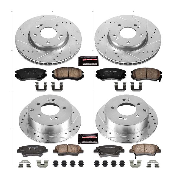 2010-2011 Kia Soul Disc Brake Kit - Front and Rear (Powerstop)