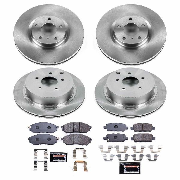 2011-2013 INFINITI M37 Disc Brake Kit - Front and Rear (Powerstop)
