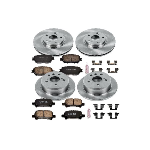 2002-2004 Toyota Camry Disc Brake Kit - Front and Rear (Powerstop)