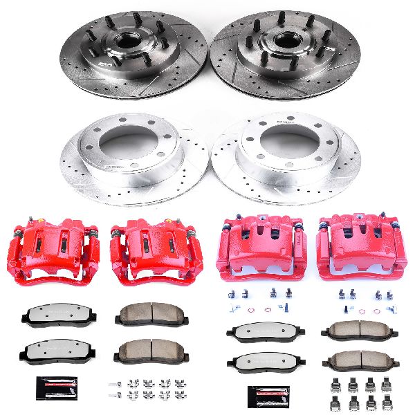 2005-2007 Ford F-350 Super Duty Disc Brake Kit - Front and Rear (Powerstop)