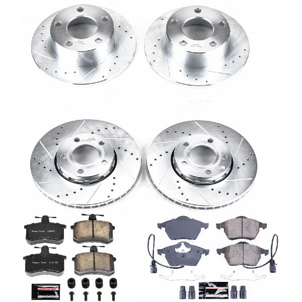 1995-1997 Audi A6 Disc Brake Kit - Front and Rear (Powerstop)