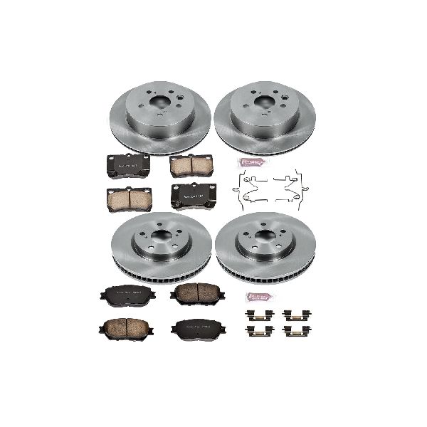 2010-2013 Lexus IS250 Disc Brake Kit - Front and Rear (Powerstop)