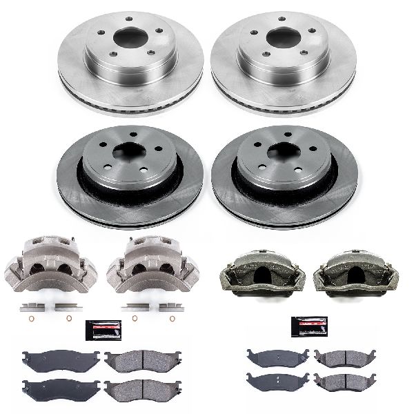 2004-2006 Dodge Durango Disc Brake Kit - Front and Rear (Powerstop)