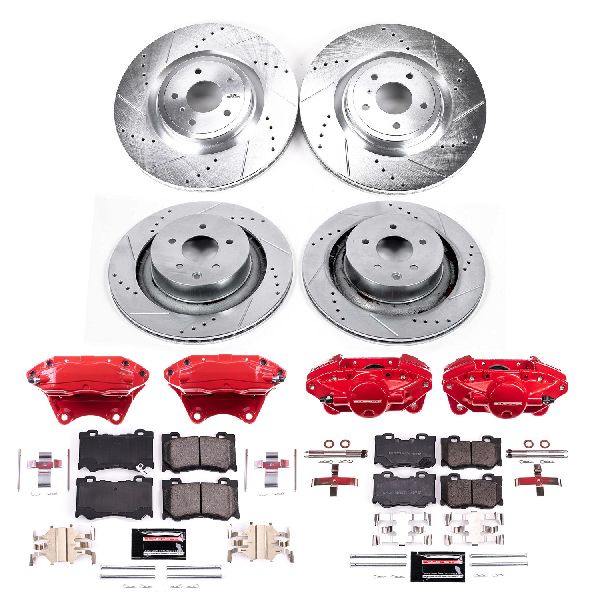 2009 Nissan 350Z Disc Brake Kit - Front and Rear (Powerstop)