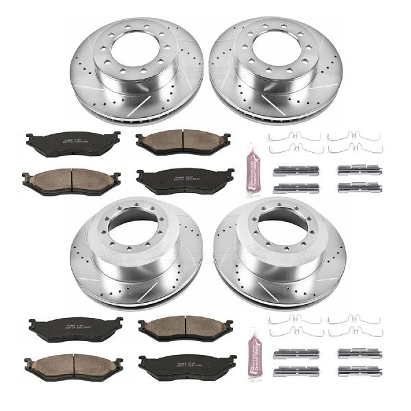 2005-2016 Ford F-550 Super Duty Disc Brake Kit - Front and Rear (Powerstop)