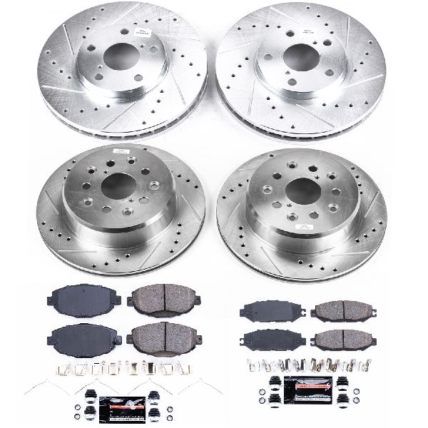 1999-2000 Lexus SC300 Disc Brake Kit - Front and Rear (Powerstop)
