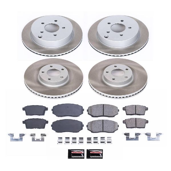 2007-2008 Lincoln MKX Disc Brake Kit - Front and Rear (Powerstop)