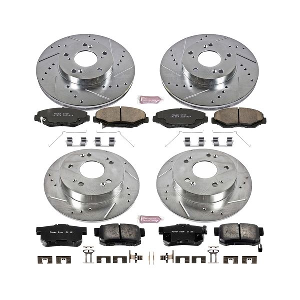 2014-2015 Acura ILX Disc Brake Kit - Front and Rear (Powerstop)