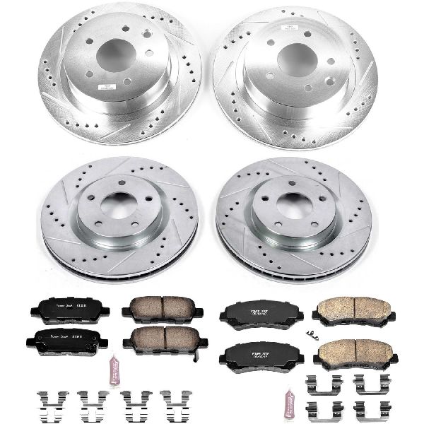 2014-2015 Nissan Rogue Select Disc Brake Kit - Front and Rear (Powerstop)