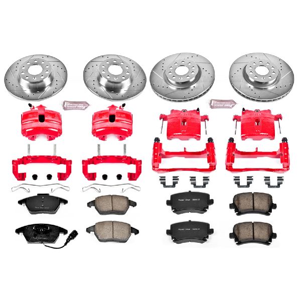 2009 Audi A3 Disc Brake Kit - Front and Rear (Powerstop)