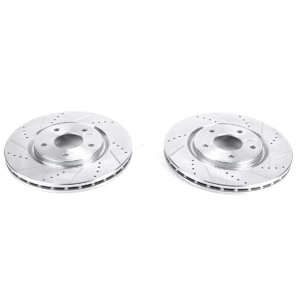 2017-2024 Chrysler Pacifica Disc Brake Rotor Set - Front (Powerstop)