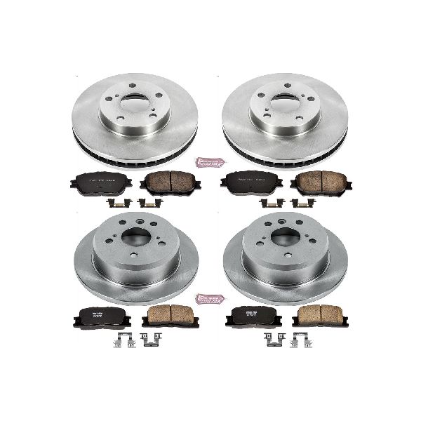 2002-2006 Toyota Camry Disc Brake Kit - Front and Rear (Powerstop)